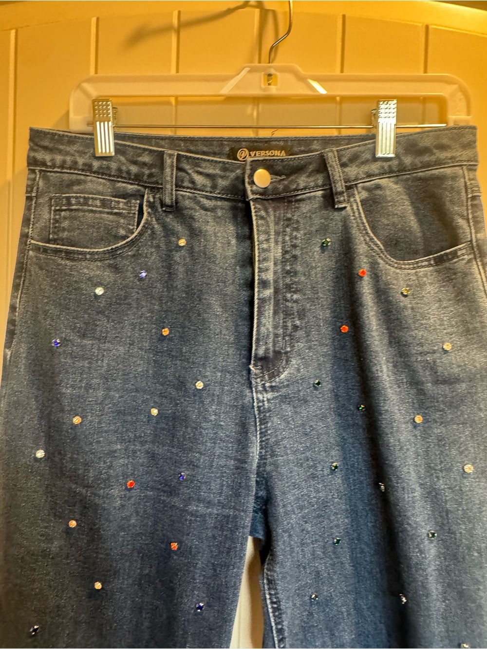 Versona holiday ready Jeans with Rhinestones